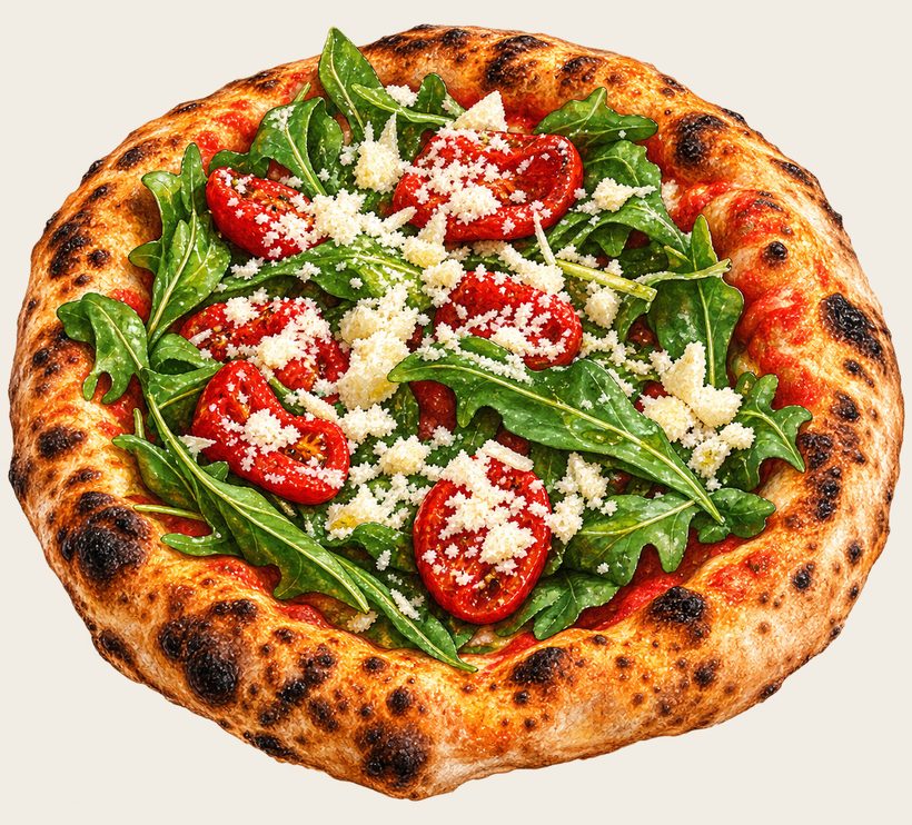 La Buonissima — tomate seco, rúcula e parmesão